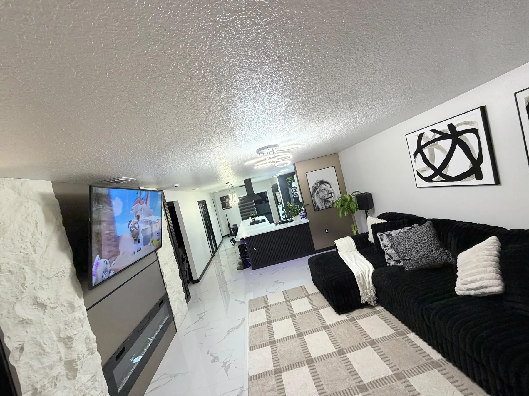 Modern interior renovation